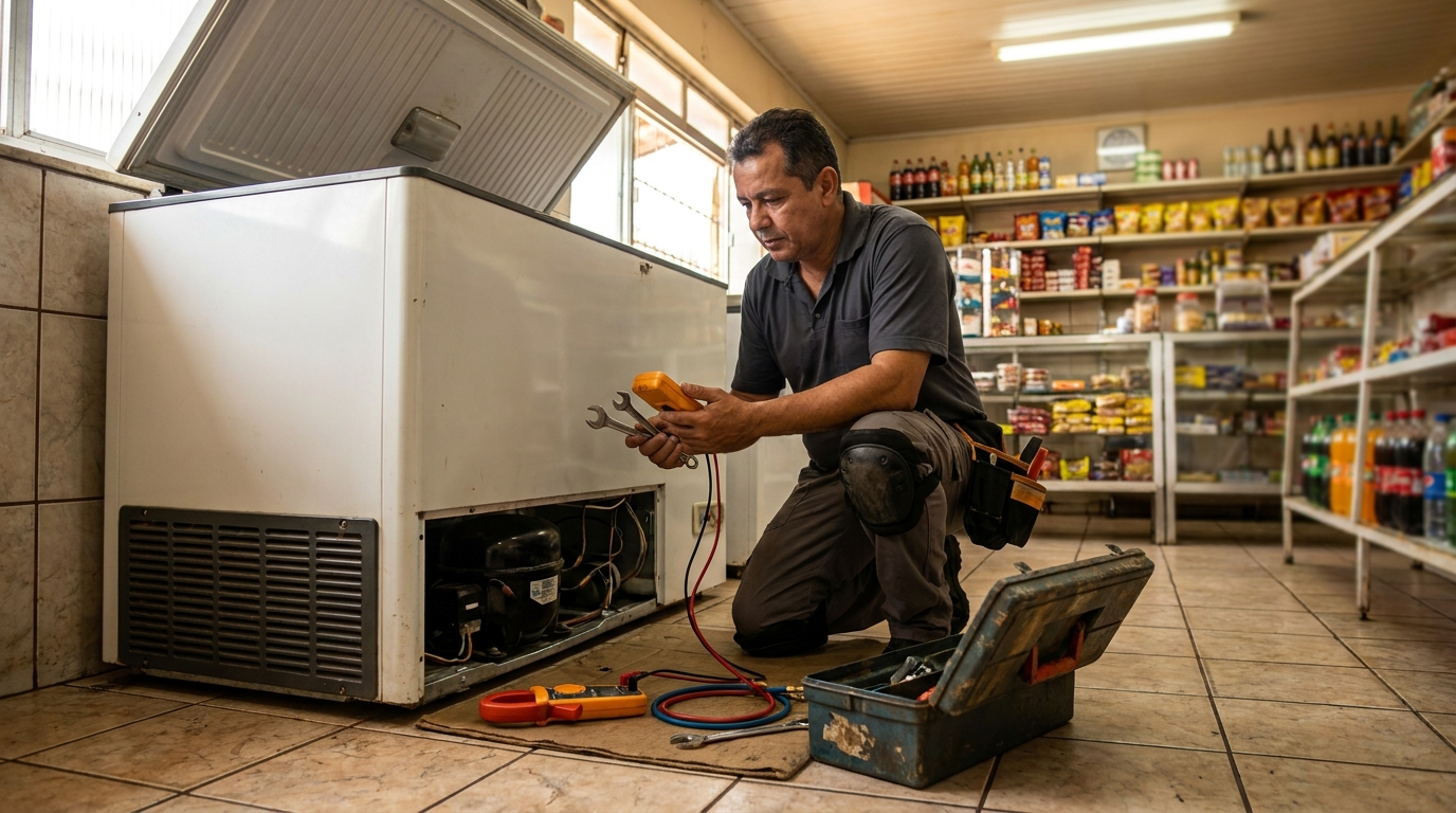 Técnico de freezer perto de mim em São José dos Campos‑SP